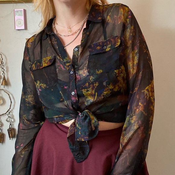 Sheer fall sprinkled top - Picture 8 of 8